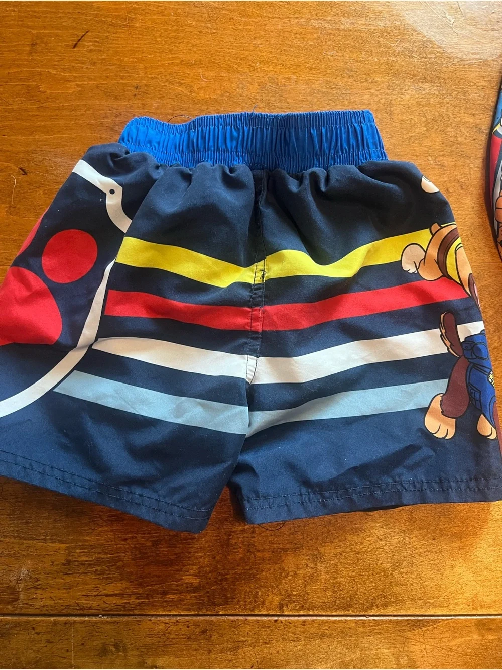 Paw Patrol Rash Guard Swim Set Boys Size 3T Blue Marshall Chase Swim Trunks